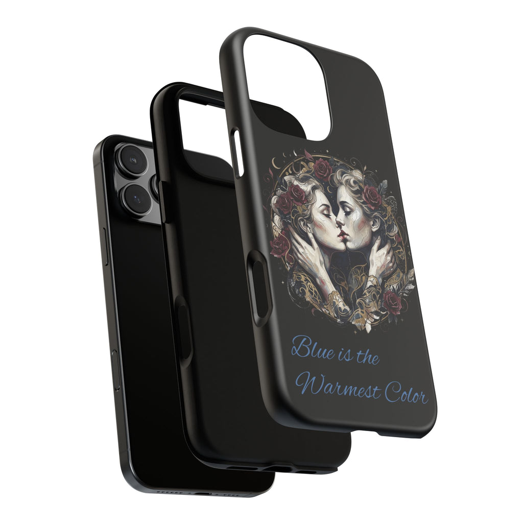Blue is the Warmest Color Phone Case-Fine Art Romantik Kiss Aesthetic Cover