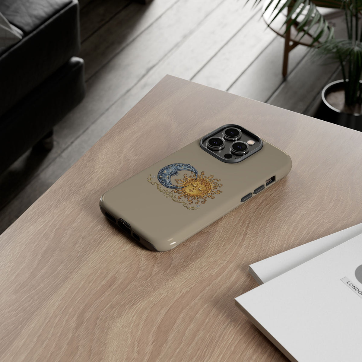 Sun and Moon Tough Phone Case — Vintage Celestial iPhone Cover