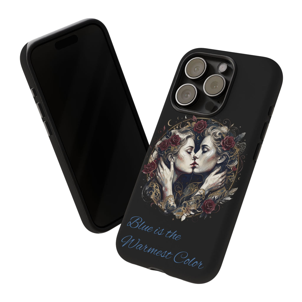 Blue is the Warmest Color Phone Case-Fine Art Romantik Kiss Aesthetic Cover