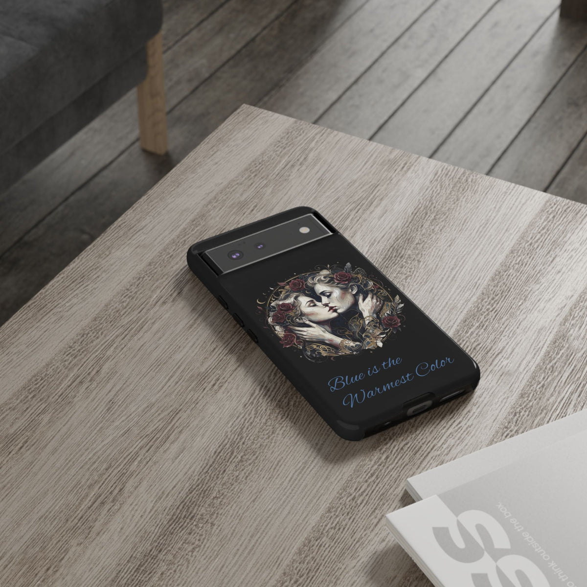 Blue is the Warmest Color Phone Case-Fine Art Romantik Kiss Aesthetic Cover