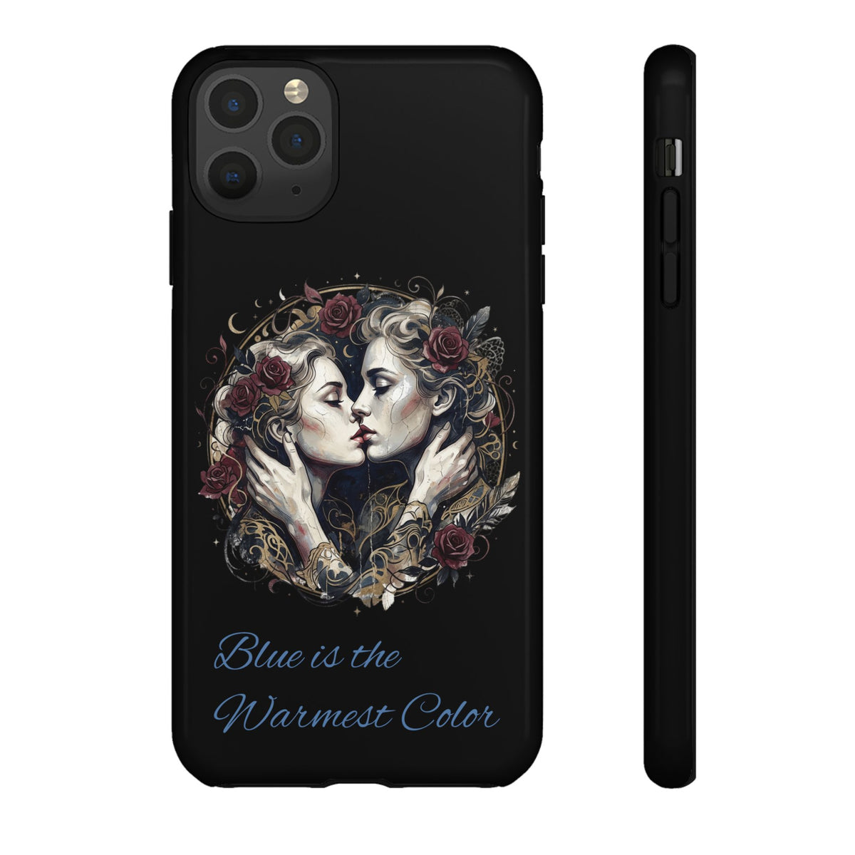 Blue is the Warmest Color Phone Case-Fine Art Romantik Kiss Aesthetic Cover