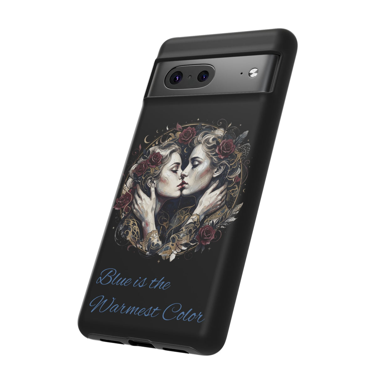 Blue is the Warmest Color Phone Case-Fine Art Romantik Kiss Aesthetic Cover