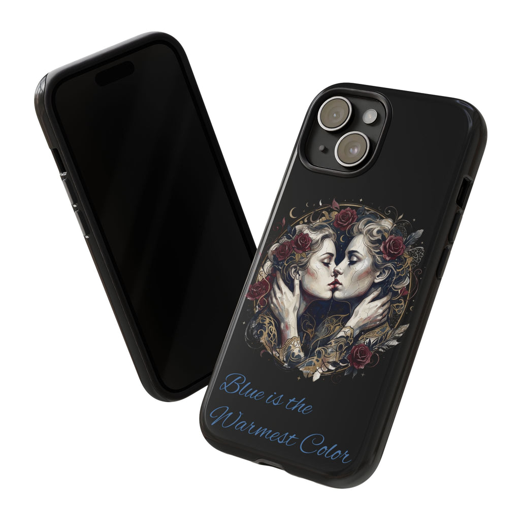 Blue is the Warmest Color Phone Case-Fine Art Romantik Kiss Aesthetic Cover