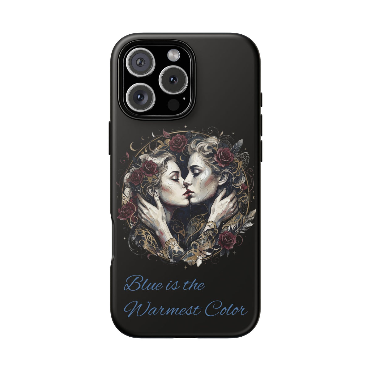 Blue is the Warmest Color Phone Case-Fine Art Romantik Kiss Aesthetic Cover