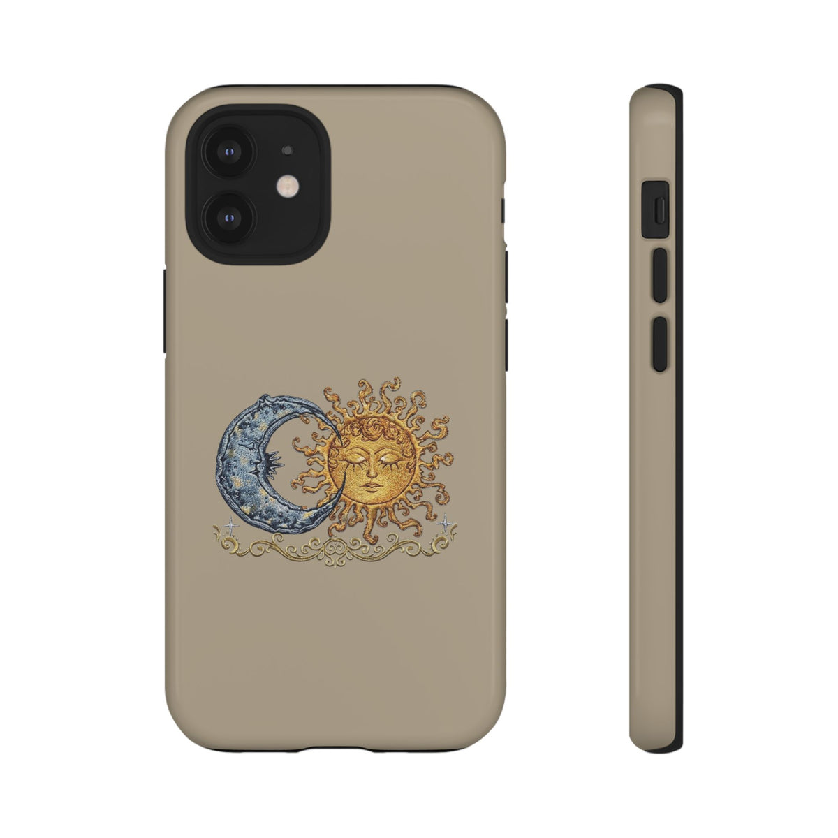 Sun and Moon Tough Phone Case — Vintage Celestial iPhone Cover