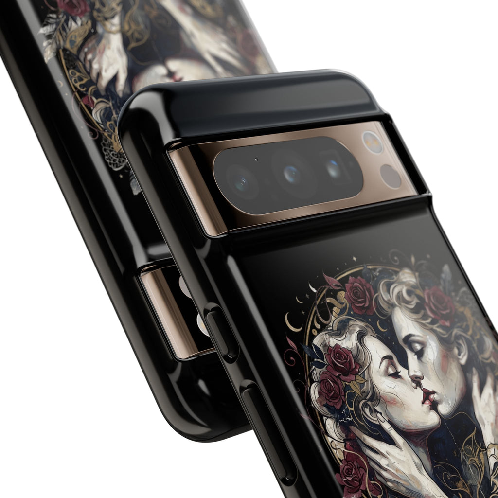 Blue is the Warmest Color Phone Case-Fine Art Romantik Kiss Aesthetic Cover
