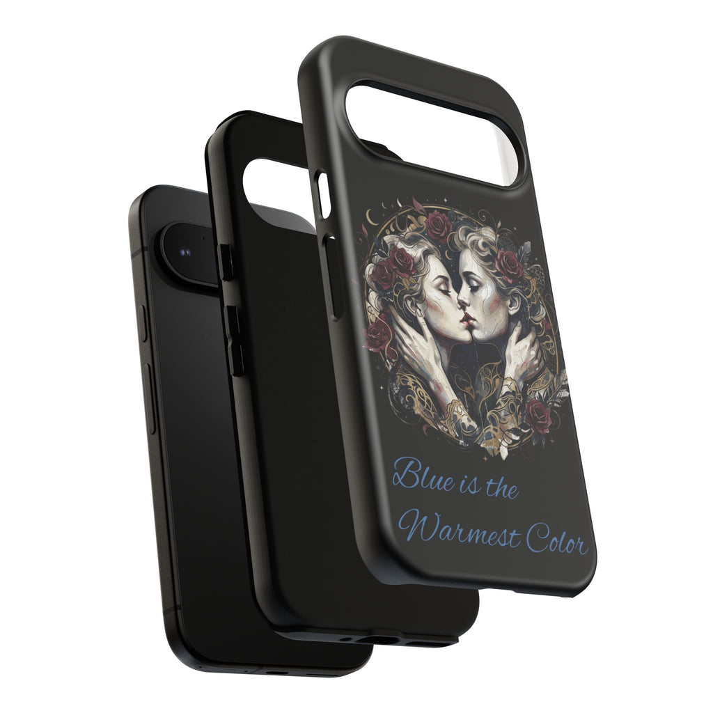 Blue is the Warmest Color Phone Case-Fine Art Romantik Kiss Aesthetic Cover
