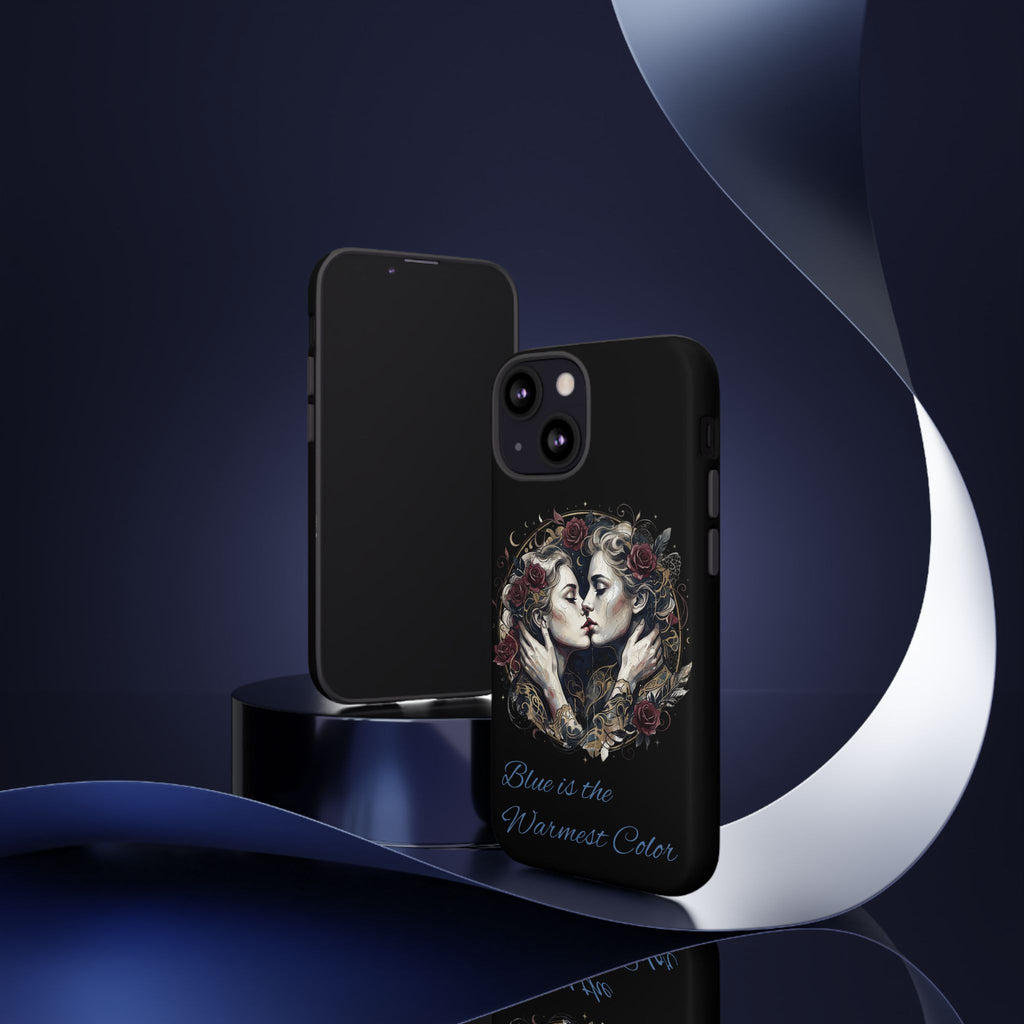 Blue is the Warmest Color Phone Case-Fine Art Romantik Kiss Aesthetic Cover