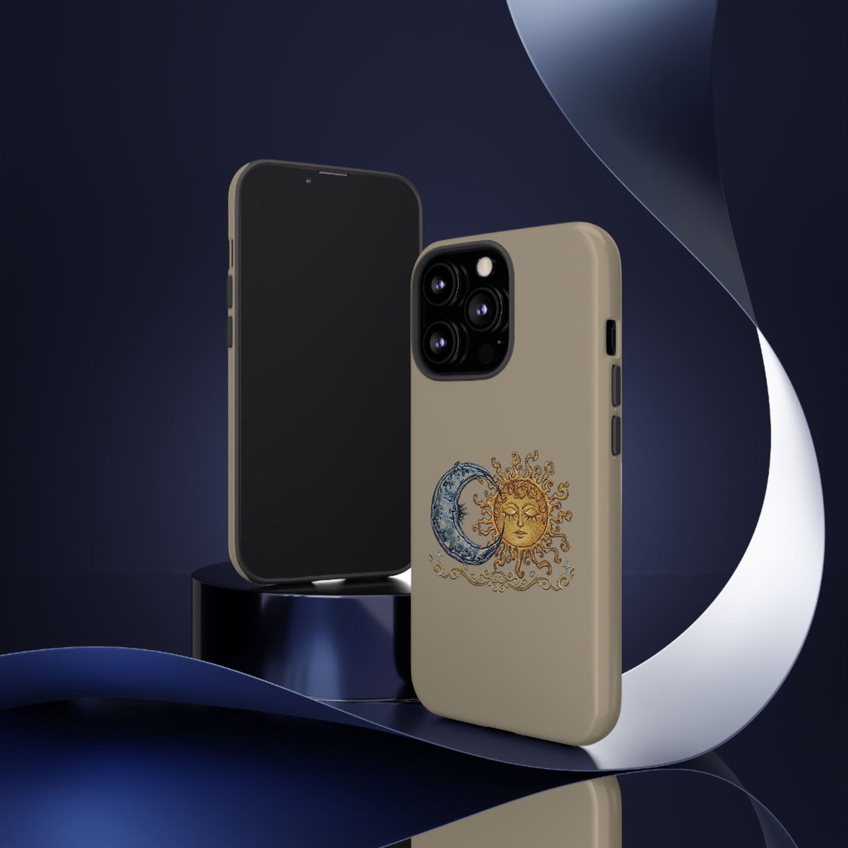 Sun and Moon Tough Phone Case — Vintage Celestial iPhone Cover